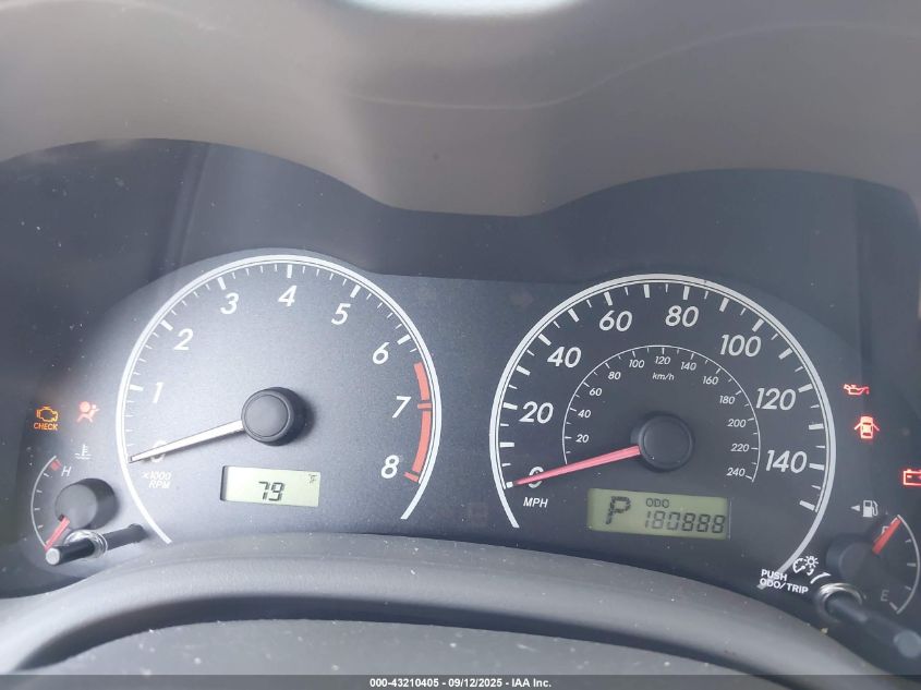 2010 Toyota Corolla Le VIN: 2T1BU4EE2AC311686 Lot: 43210405