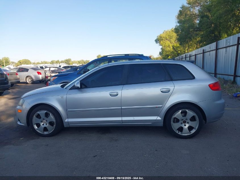 2006 Audi A3 3.2 S Line VIN: WAUKD78P66A081190 Lot: 43210408