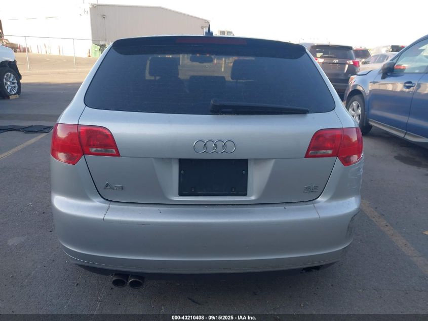 2006 Audi A3 3.2 S Line VIN: WAUKD78P66A081190 Lot: 43210408