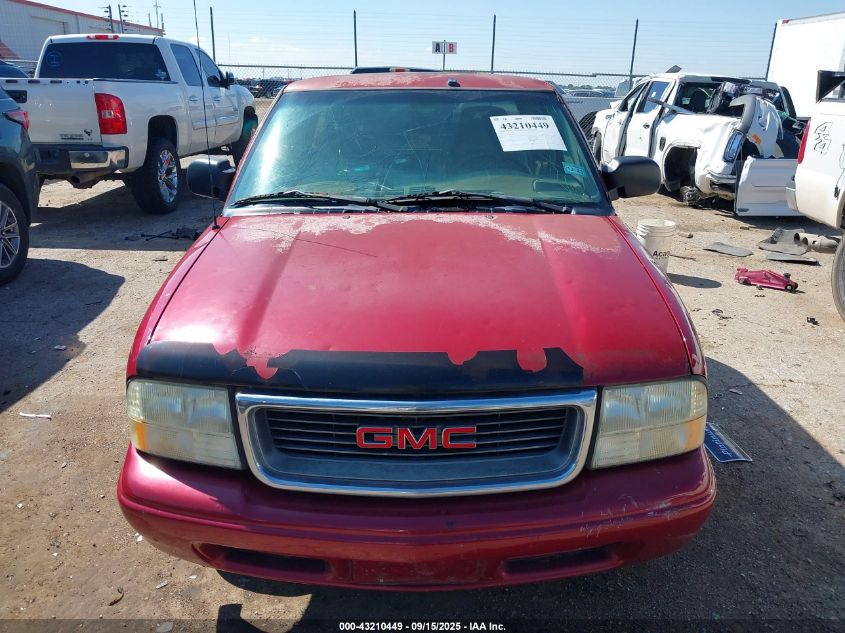 2002 GMC Sonoma Sls VIN: 1GTCS19W728160899 Lot: 43210449