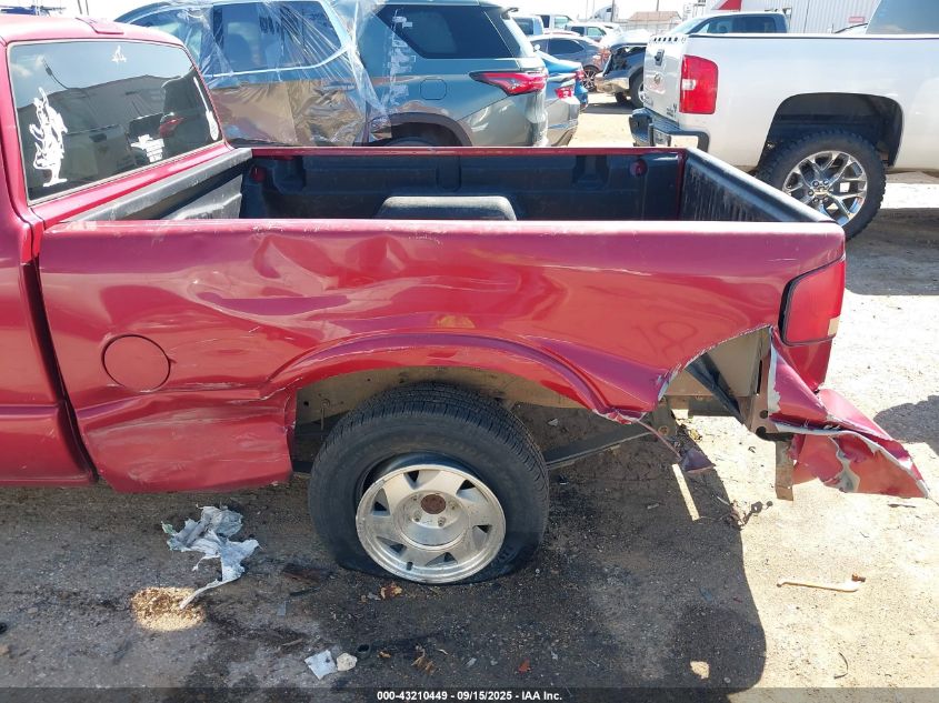 2002 GMC Sonoma Sls VIN: 1GTCS19W728160899 Lot: 43210449