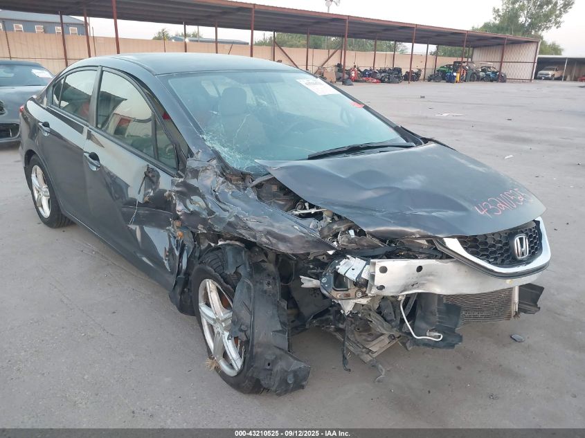 2014 Honda Civic Lx VIN: 19XFB2F5XEE003876 Lot: 43210525