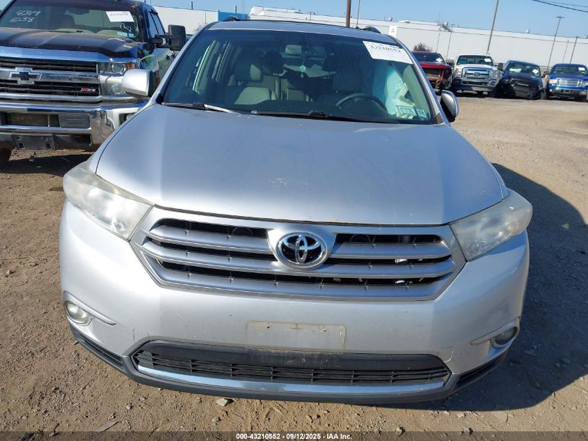 2012 Toyota Highlander Se V6 VIN: 5TDBK3EH6CS133723 Lot: 43210552