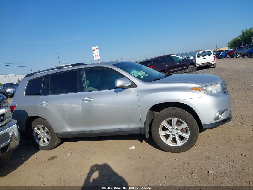 2012 Toyota Highlander Se V6 VIN: 5TDBK3EH6CS133723 Lot: 43210552
