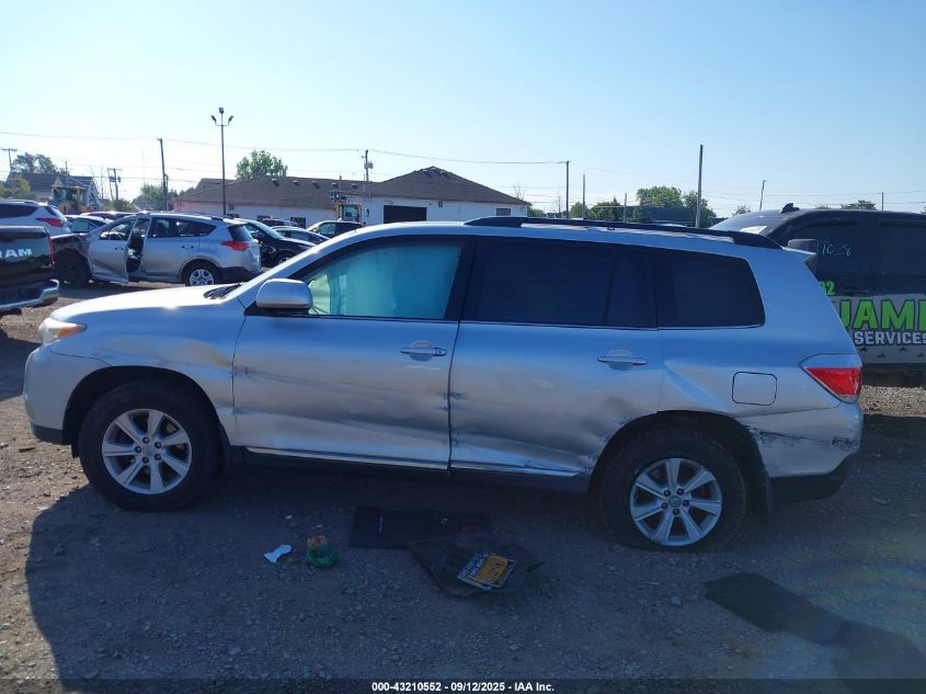 2012 Toyota Highlander Se V6 VIN: 5TDBK3EH6CS133723 Lot: 43210552