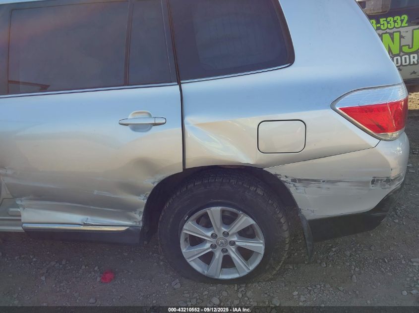 2012 Toyota Highlander Se V6 VIN: 5TDBK3EH6CS133723 Lot: 43210552