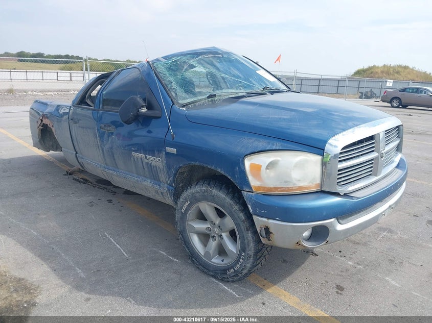 2006 Dodge Ram 1500 Slt/Trx4 Off Road/Sport blue truck gasoline 1D7HU18266S652708 photo #1