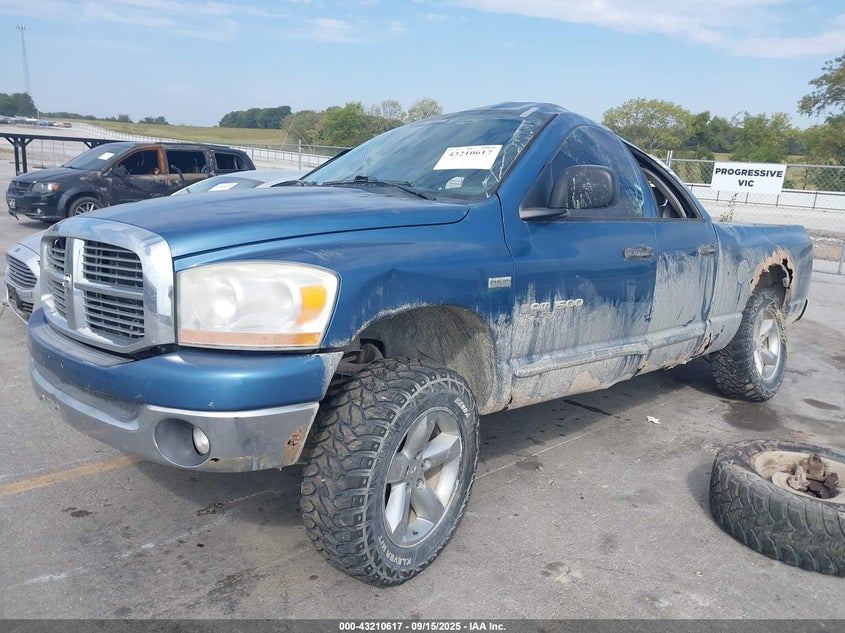 2006 Dodge Ram 1500 Slt/Trx4 Off Road/Sport blue truck gasoline 1D7HU18266S652708 photo #3