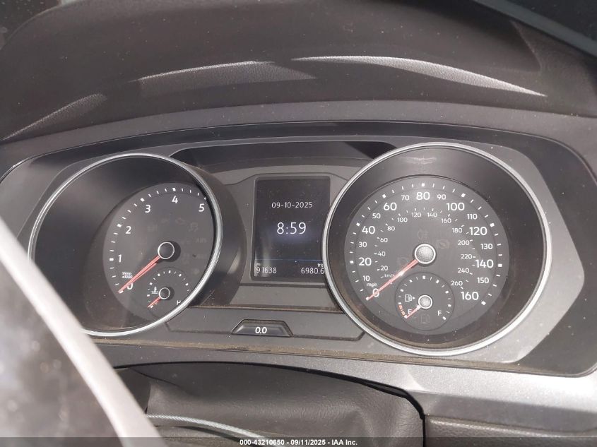 2020 Volkswagen Tiguan 2.0T S VIN: 3VV1B7AX9LM083899 Lot: 43210650