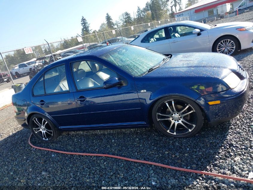 2001 Volkswagen Jetta Glx VIN: 3VWTG69M81M162018 Lot: 43210684