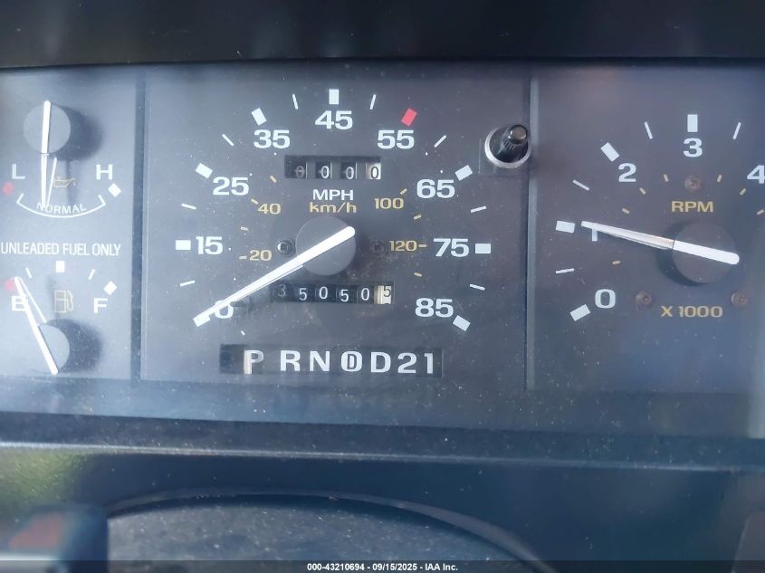 1992 Ford Ranger VIN: 1FTCR10U9NEA62717 Lot: 43210694