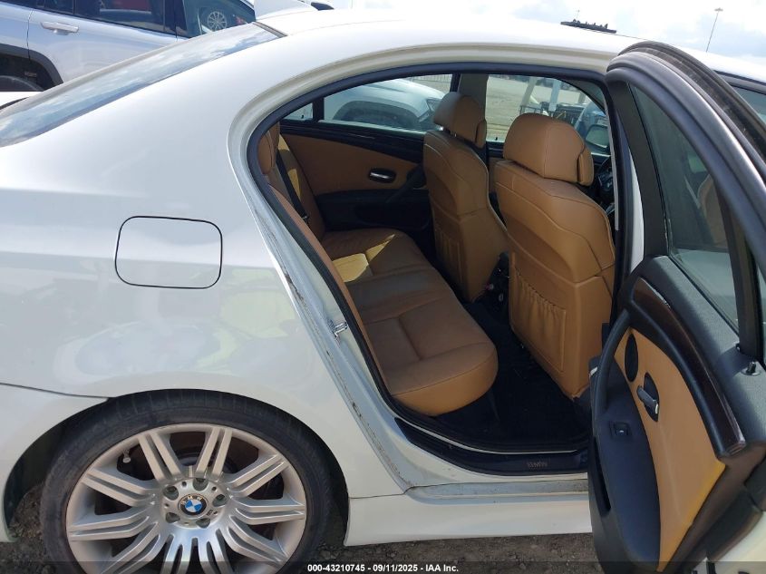 2008 BMW 550I VIN: WBANW53588CT50041 Lot: 43210745