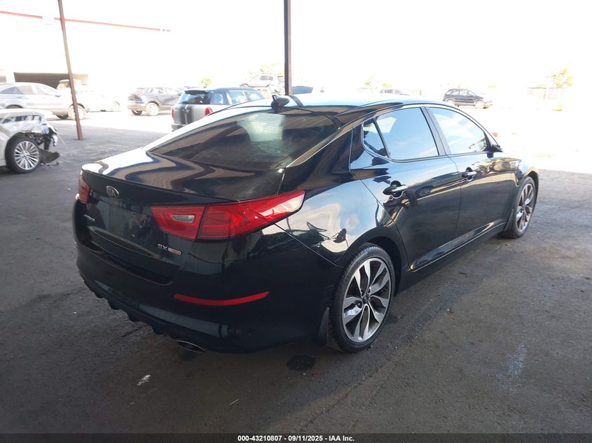 Vin: 5xxgr4a6xeg329020, lot: 43705264, kia optima sx turbo 20144