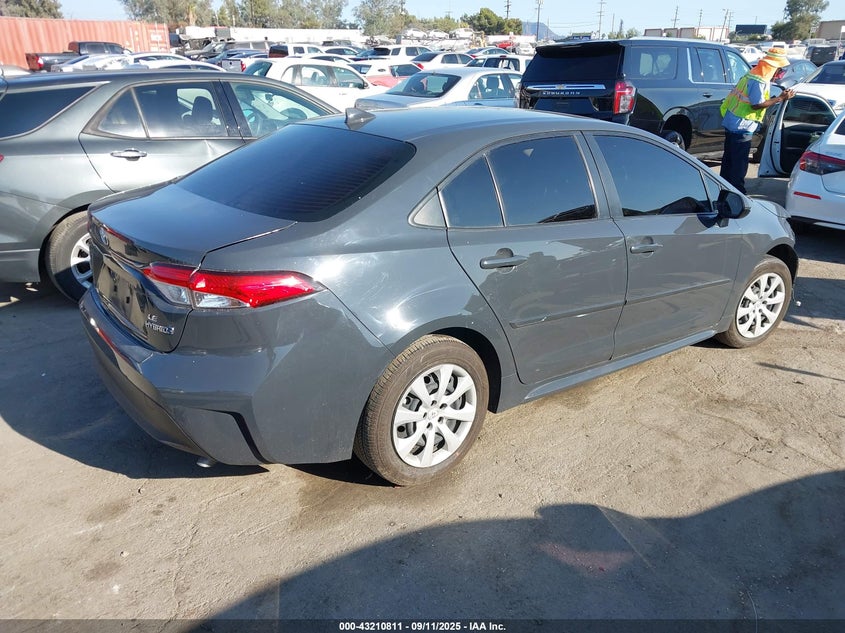 2023 Toyota Corolla 1.8 Hybrid Le Grey Lot 111043210811 Vin JTDBCMFEXP3020663