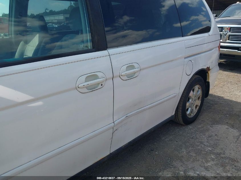 2002 Honda Odyssey Ex VIN: 2HKRL18642H533164 Lot: 43210837