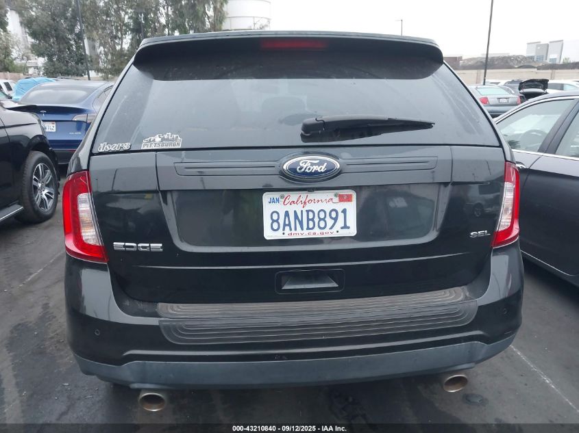 2013 Ford Edge Sel VIN: 2FMDK3JC6DBE18987 Lot: 43210840