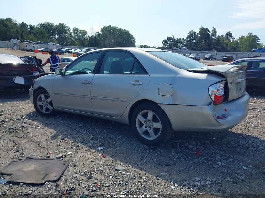 2004 Toyota Camry Se V6 silver sedan gasoline 4T1BA32K44U034345 photo #4