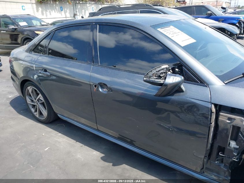 2021 Audi A4 Premium Plus 45 Tfsi S Line Quattro S Tronic VIN: WAUEAAF45MA074577 Lot: 43210886