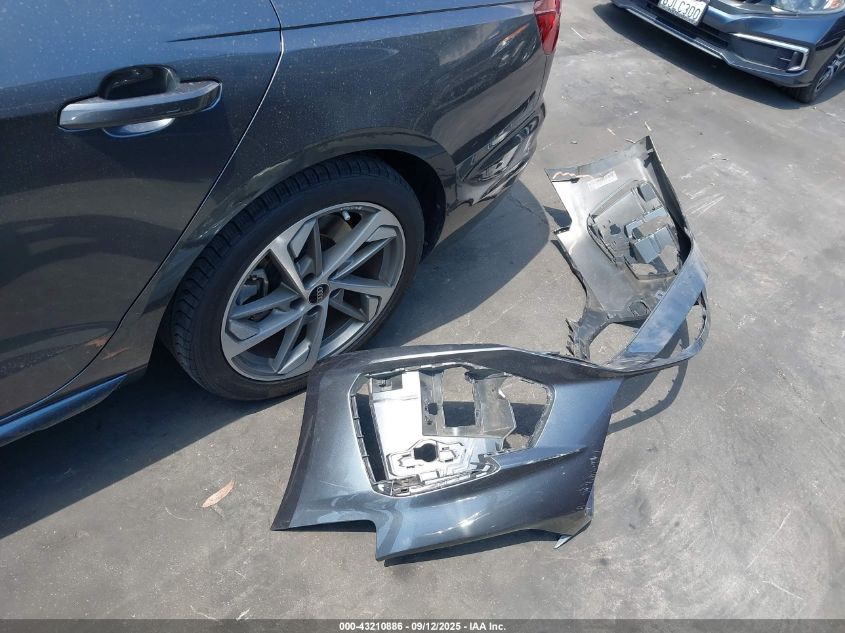 2021 Audi A4 Premium Plus 45 Tfsi S Line Quattro S Tronic VIN: WAUEAAF45MA074577 Lot: 43210886