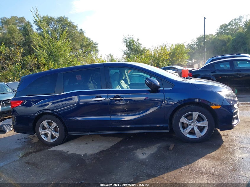 2018 Honda Odyssey Exl VIN: 5FNRL6H74JB027692 Lot: 43210921
