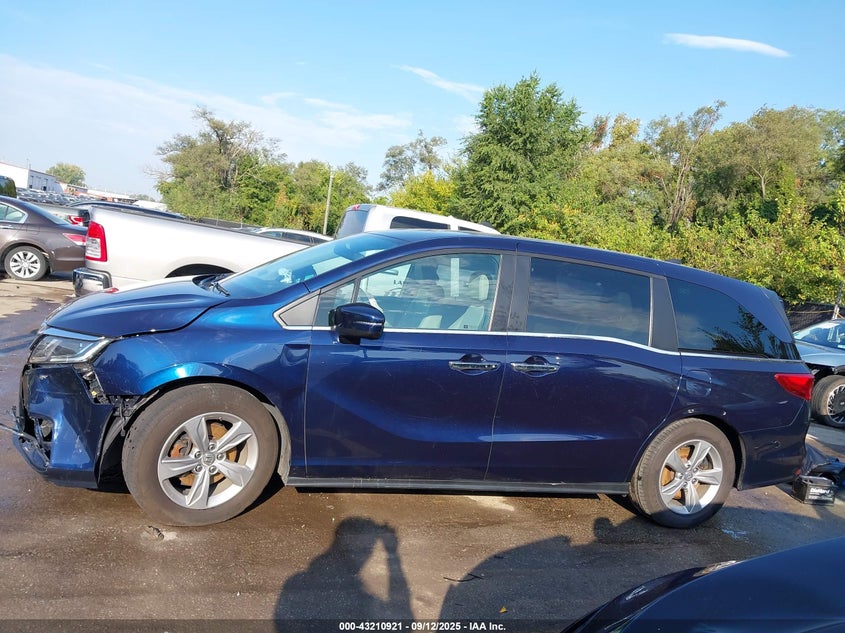 2018 Honda Odyssey Exl VIN: 5FNRL6H74JB027692 Lot: 43210921