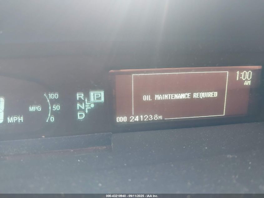 2011 Toyota Prius Two VIN: JTDKN3DU2B0277356 Lot: 43210940