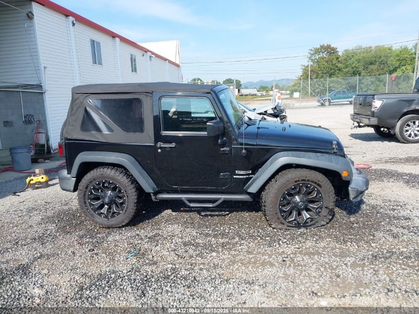 2016 Jeep Wrangler Sport VIN: 1C4AJWAGXGL183674 Lot: 43210942