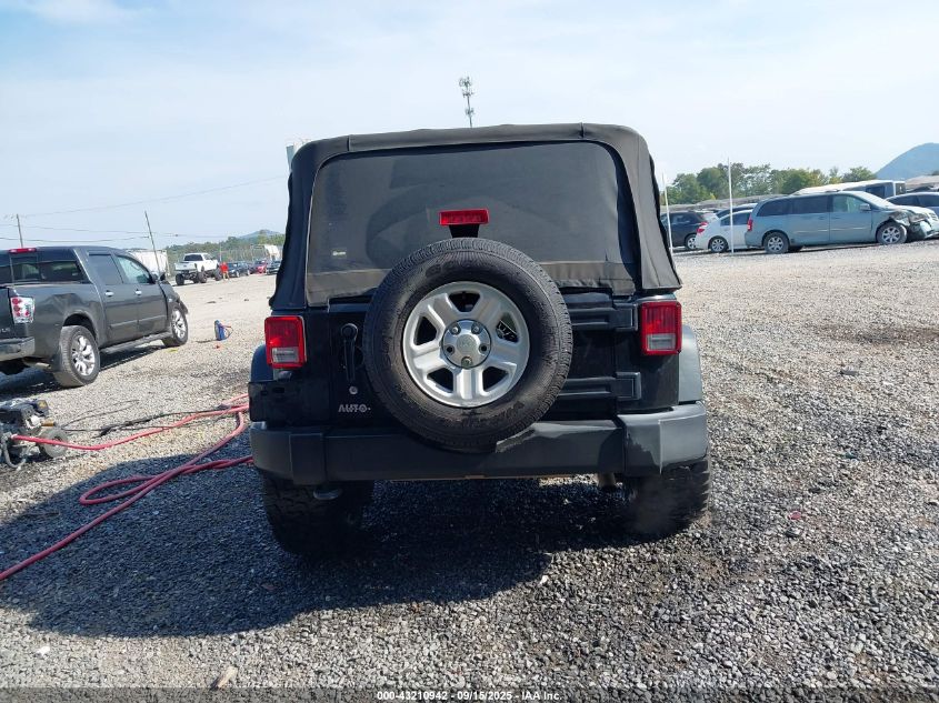 2016 Jeep Wrangler Sport VIN: 1C4AJWAGXGL183674 Lot: 43210942