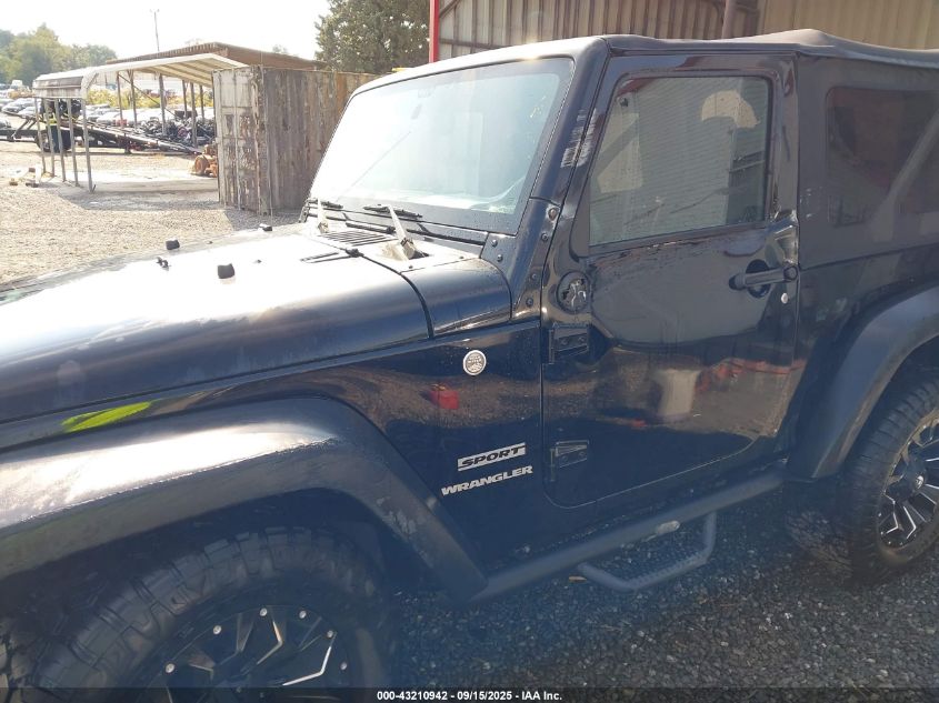 2016 Jeep Wrangler Sport VIN: 1C4AJWAGXGL183674 Lot: 43210942