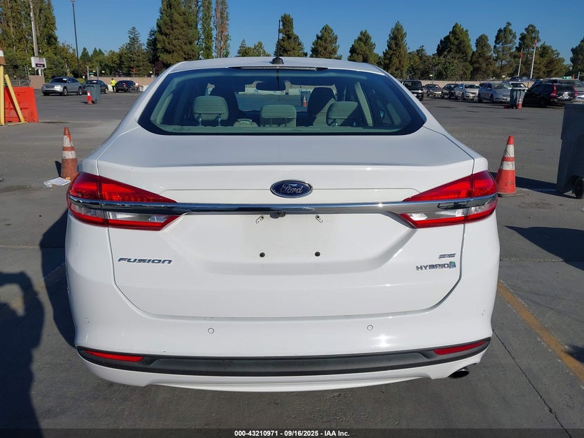 2018 FORD FUSION HYBRID SE - 3FA6P0LU3JR262638