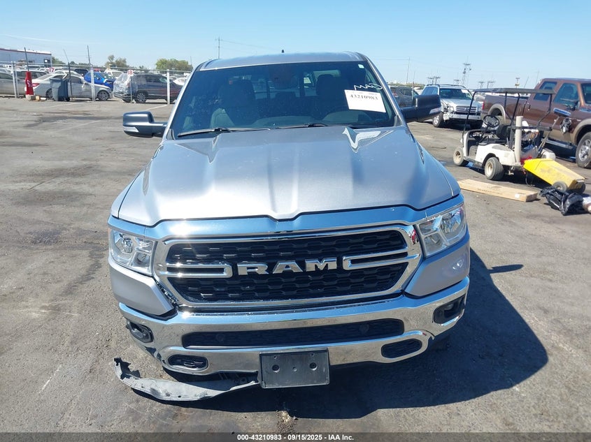2022 RAM 1500 BIG HORN  4X4 6'4 BOX - 1C6SRFMTXNN434790