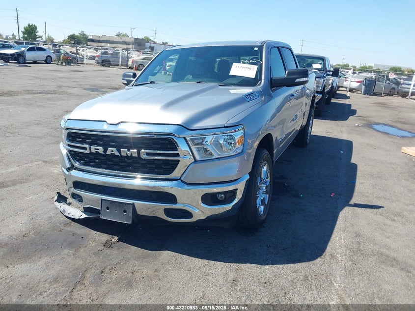 2022 RAM 1500 BIG HORN  4X4 6'4 BOX - 1C6SRFMTXNN434790