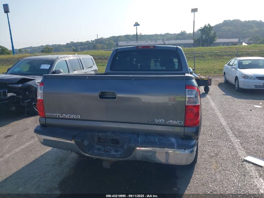 2006 Toyota Tundra Sr5 V8 VIN: 5TBDT44196S506203 Lot: 43210990