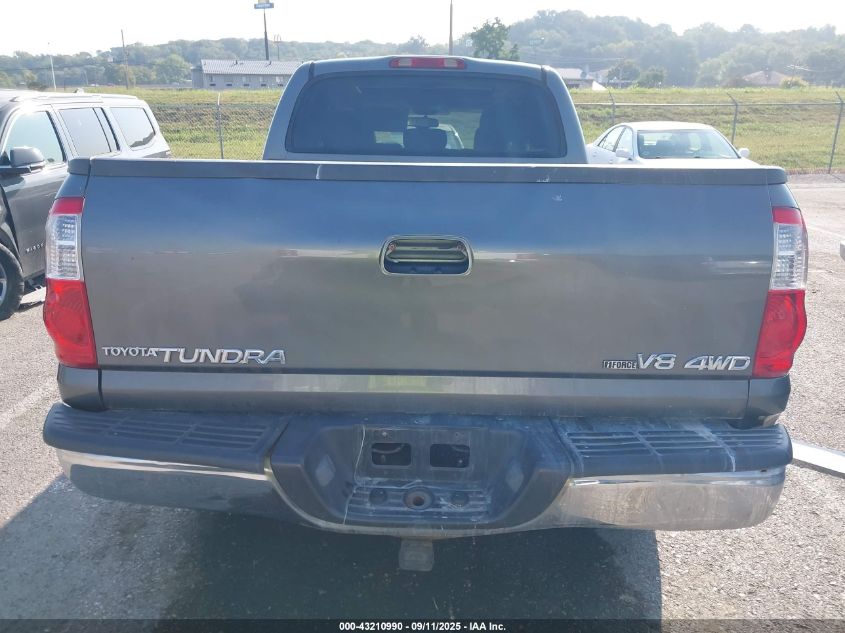 2006 Toyota Tundra Sr5 V8 VIN: 5TBDT44196S506203 Lot: 43210990