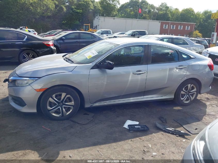 2018 Honda Civic Lx VIN: 2HGFC2F53JH531787 Lot: 43211007