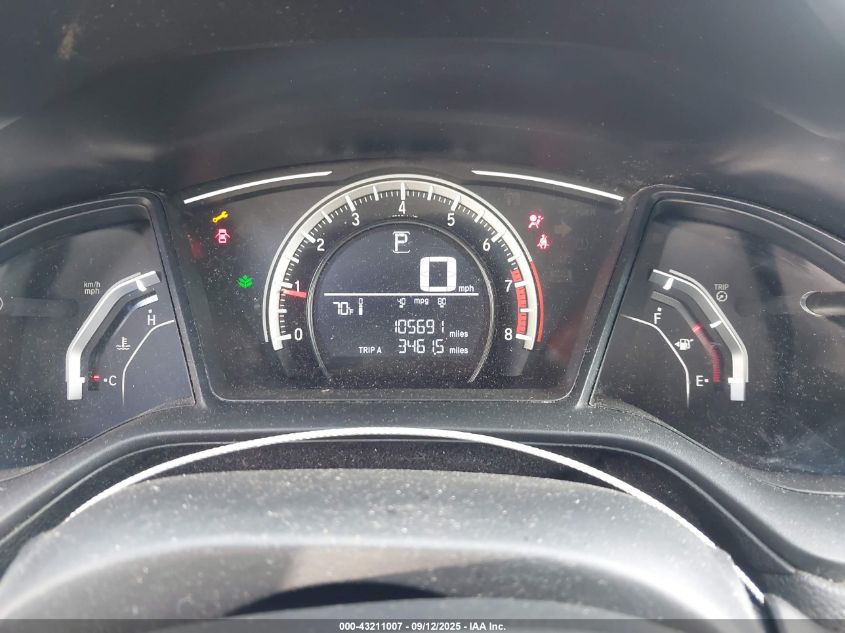 2018 Honda Civic Lx VIN: 2HGFC2F53JH531787 Lot: 43211007