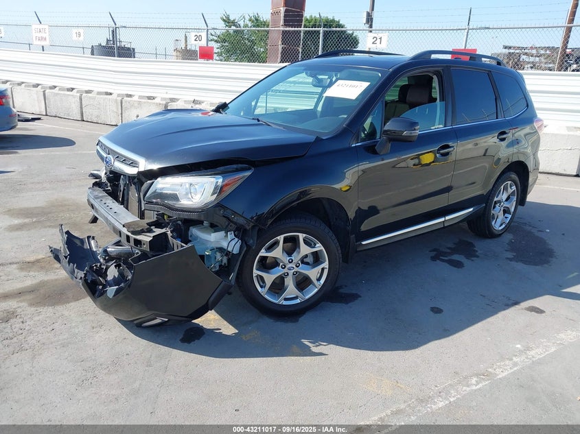 2017 Subaru Forester 2.5 2.5i Touring Black Lot 111043211017 Vin JF2SJAWCXHH565187