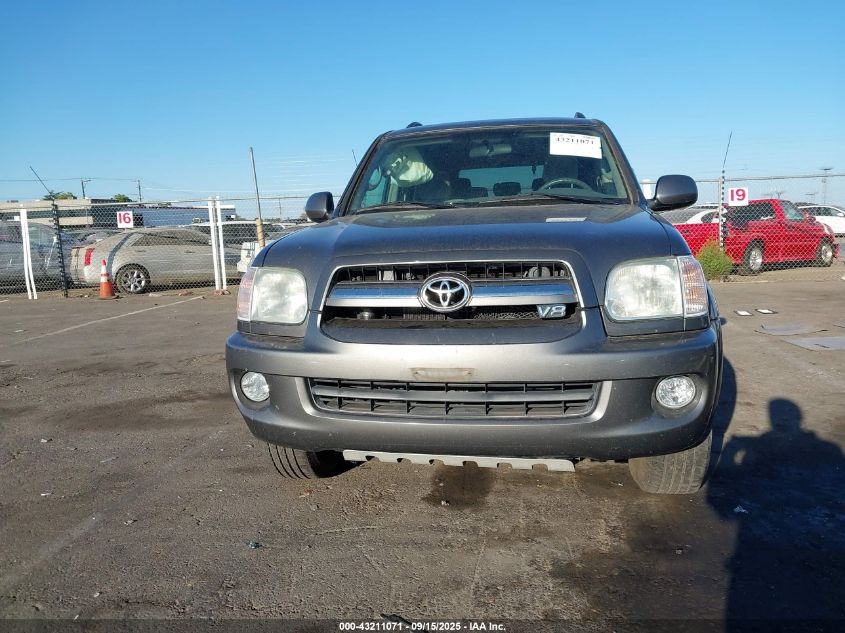 2006 Toyota Sequoia Sr5 V8 VIN: 5TDZT34A06S283881 Lot: 43211071