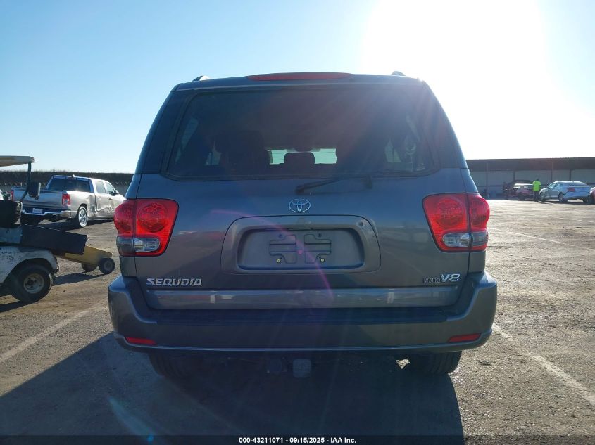 2006 Toyota Sequoia Sr5 V8 VIN: 5TDZT34A06S283881 Lot: 43211071