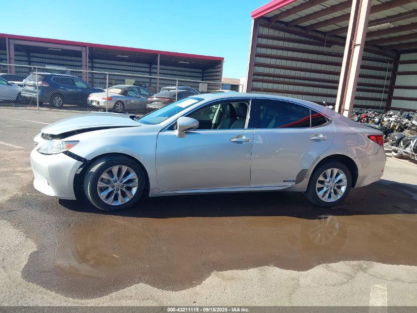 2014 Lexus Es 300H VIN: JTHBW1GG6E2046054 Lot: 43211115