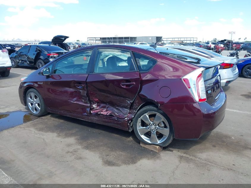 2013 Toyota Prius Three Se VIN: JTDKN3DU5D5606783 Lot: 43211126