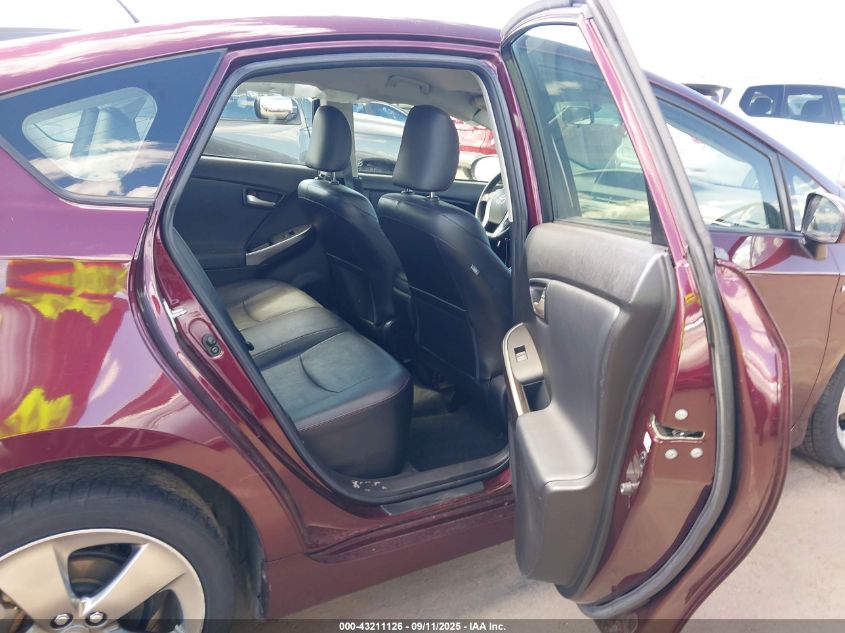 2013 Toyota Prius Three Se VIN: JTDKN3DU5D5606783 Lot: 43211126