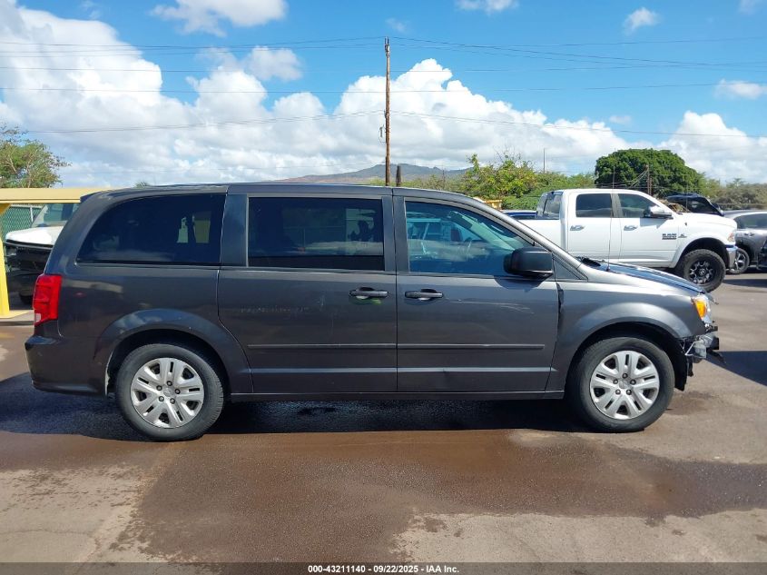 2017 Dodge Grand Caravan Se VIN: 2C4RDGBG3HR649307 Lot: 43211140