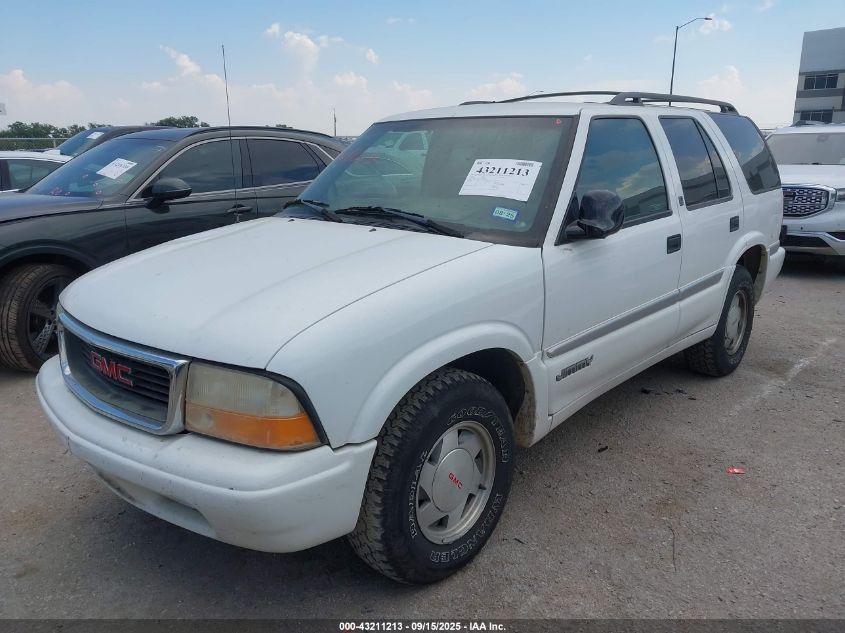 1GKCS13W3W2558763 1998 GMC JIMMY photo no. 2