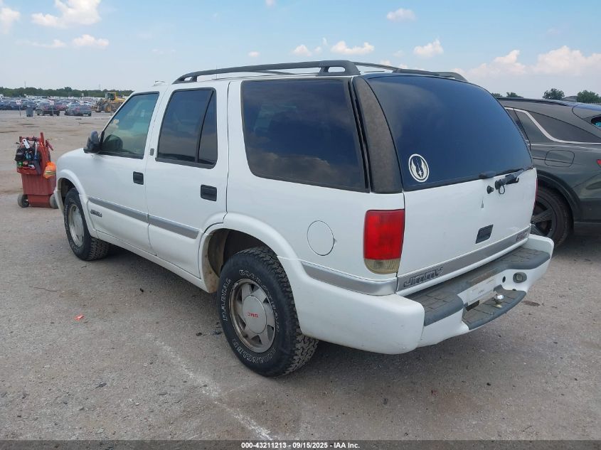 1GKCS13W3W2558763 1998 GMC JIMMY photo no. 3