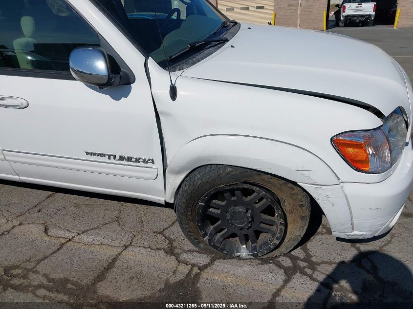 2006 Toyota Tundra Sr5 V8 VIN: 5TBET34126S538957 Lot: 43211265