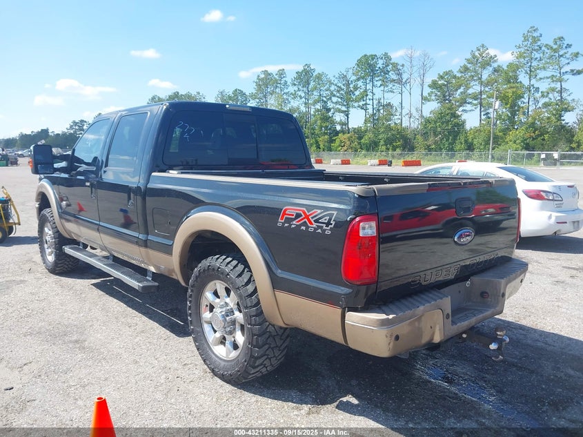 Vin: 1ft7w2bt3cea96536, lot: 43705792, ford f-250 lariat 20123