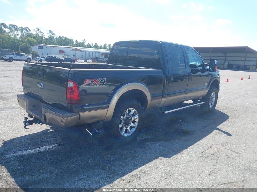 Vin: 1ft7w2bt3cea96536, lot: 43705792, ford f-250 lariat 20124