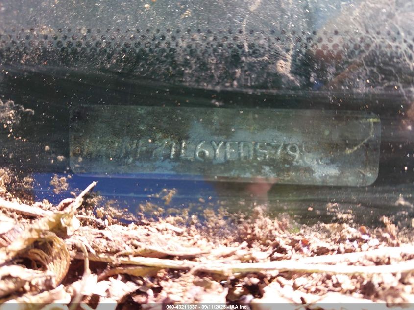 2000 Ford F-250 Lariat/Xl/Xlt VIN: 1FTNF21L6YED57982 Lot: 43211337