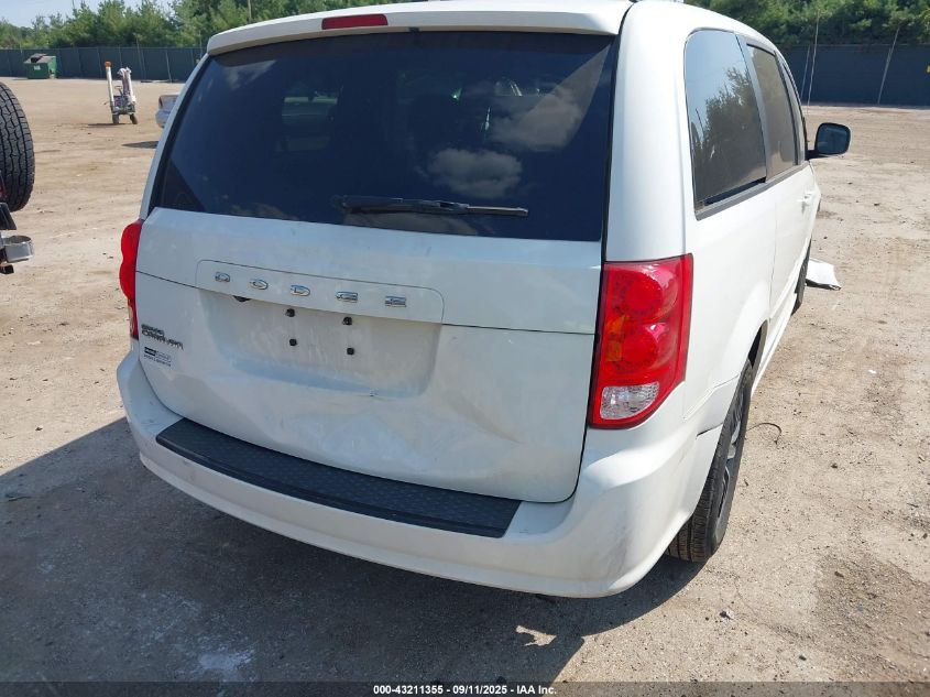 2017 Dodge Grand Caravan Se Plus VIN: 2C4RDGBG0HR834575 Lot: 43211355